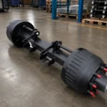 16 ton heavy duty trailer axle-2