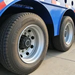 2 Axle-Blue – Car Carrier Truck-7-Truck tire