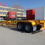 2 Axle-yellow-skeleton type-container-semi trailer-3