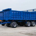 3 Axle-Blue – Flatbed Full Trailer-4