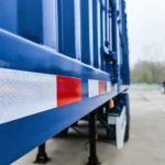3 Axle-Blue – Flatbed Full Trailer-5-Vehicle Reflective Tape