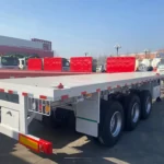 3 Axle-White – Flatbed Type – Container Semi-Trailer-4
