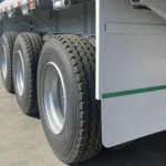 3 Axle-White – Flatbed Type – Container Semi-Trailer-6-All-steel Radial Tire