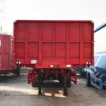 3 Axle-red-stake-type semi-trailer-2