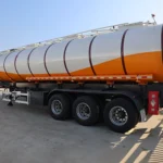 3 Axle-white-and-orange-tanker semi-trailer-2