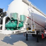 3 Axle-white-particle-transport semi-trailer-2