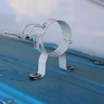 3 Axle-white-particle-transport semi-trailer-4-Manhole Clamp