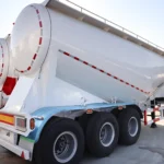 3 Axle-white-particle-transport semi-trailer-5