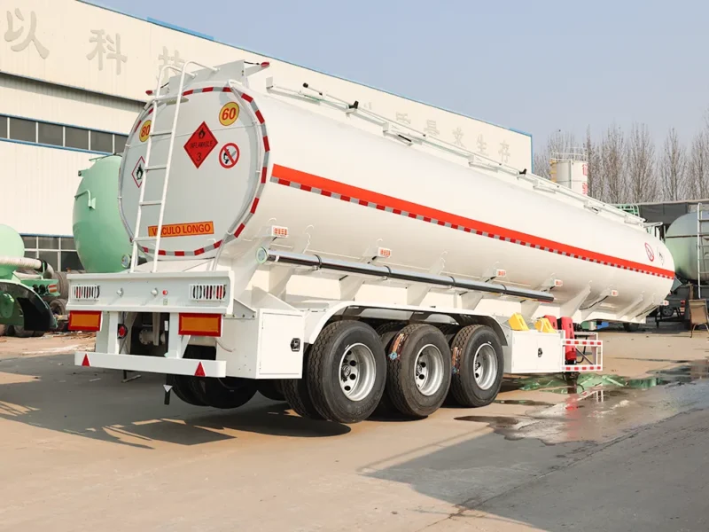 3 Axle-white-tanker semi-trailer-1