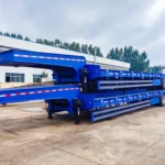 4 Axle-Dark Blue – Lowbed Semi-Trailer-1