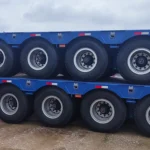 4 Axle-Dark Blue – Lowbed Semi-Trailer-5