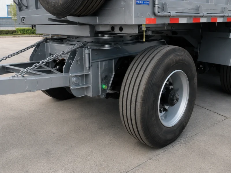 4 Axle-Gray – Side Tipping Full Trailer-1