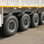 4 Axle-white-stake-type semi-trailer-2