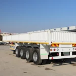 4 Axle-white-stake-type semi-trailer-6