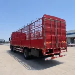 6×4 Dongfeng YL red cargo truck-3