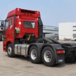 6×4 FAW Jiefang J6P red tractor truck-3