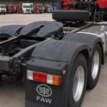 6×4 FAW Jiefang J6P red tractor truck-5