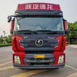 6×4 SHACMAN X3000 X460 red tractor truck-5