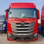 6×4-Foton GTL Red Tractor Truck-5