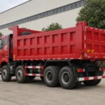 8×4 FAW Jiefang red dump truck-1