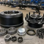BPW type wheel hub brake drum kit-3