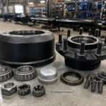 BPW type wheel hub brake drum kit-5