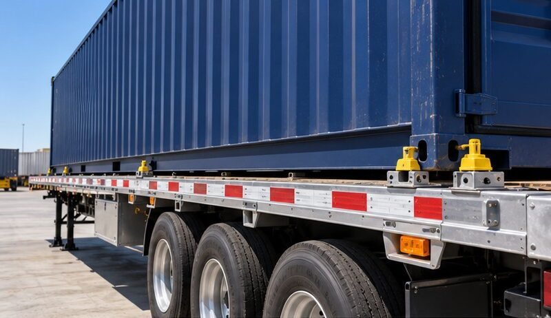 Illustration of knowledge flatbed loading